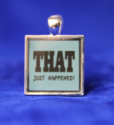 that just happened will ferrel keychain pendant